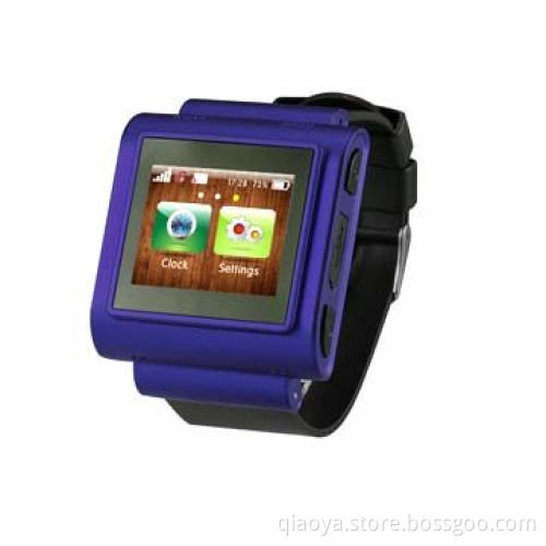 Smart Watch Phone with Wrist Bluetooth Blood Pressure Monitor System and Remote System Platform